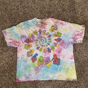 Liquid Blue 2016 Dancing Mushrooms Adult 3XL T-Shirt Cotton Crew Neck Men's T